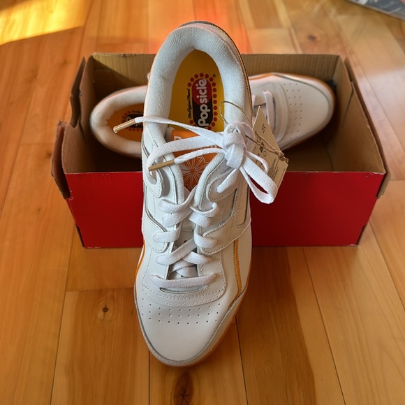 Rare Limited Edition Reebok Popsicle White Orange Mens Size 8.5 GY2433 Trainers - Picture 4 of 9